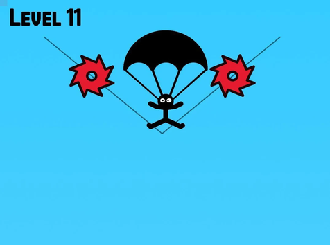 火柴人跳伞救援